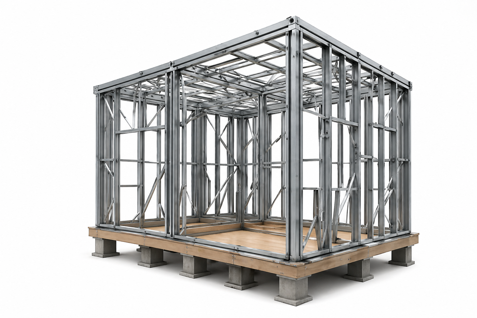 Structure steel frame de la maison modulaire